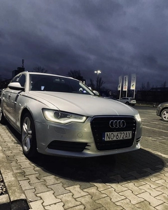 Audi A6 cena 56950 przebieg: 240000, rok produkcji 2013 z Warszawa małe 704